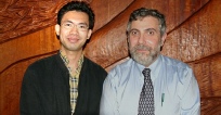 Me and Paul Krugman, the recipient of the 2008 Nobel Memorial Prize in Economic Sciences